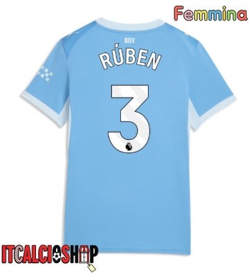 Manchester City Ruben Dias #3 Prima Maglia Femmina 2026-27 Manica Corta